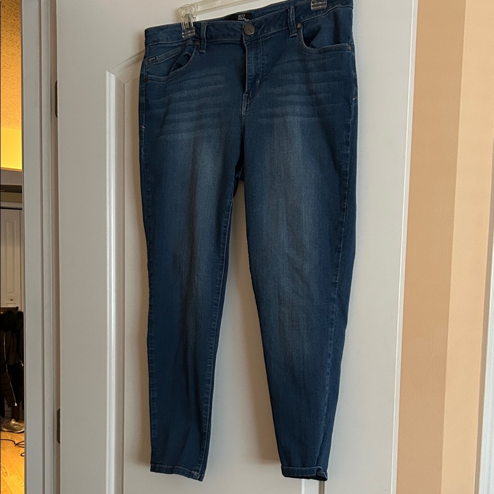 1822 Denim Dark Blue Skinny Jeans